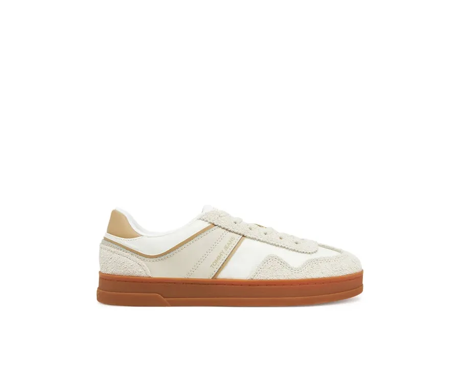 obrazek 1 Tommy Jeans Sneakersy The Greenwich Mix Media EN0EN02730 Beżowy