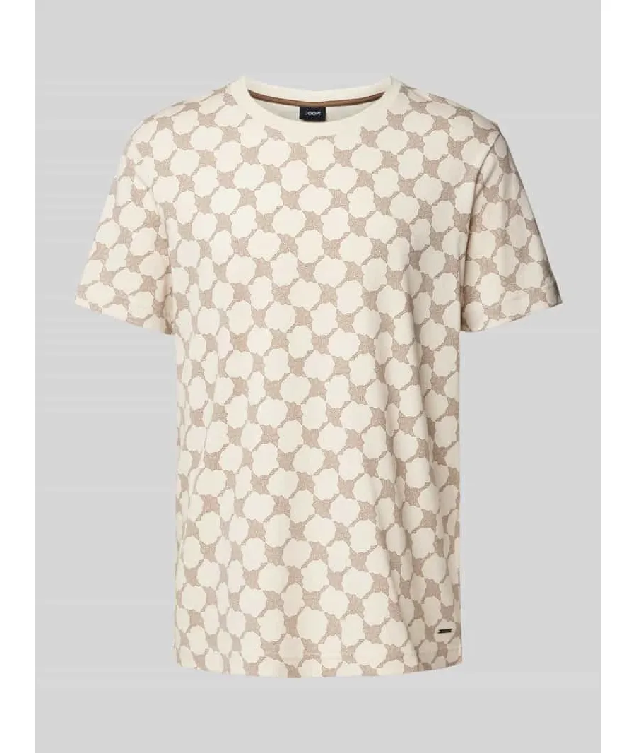 obrazek 1 T-shirt z detalem z logo model ‘Brian’