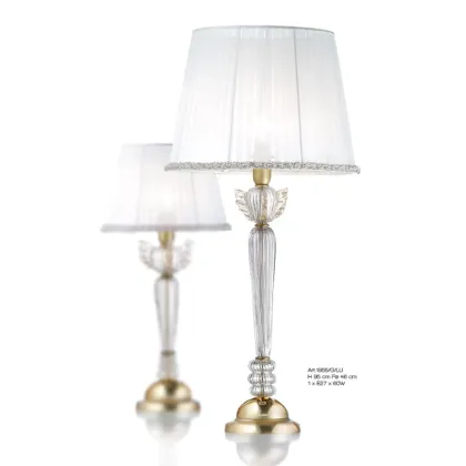 Picture Large Murano glass table lamp with