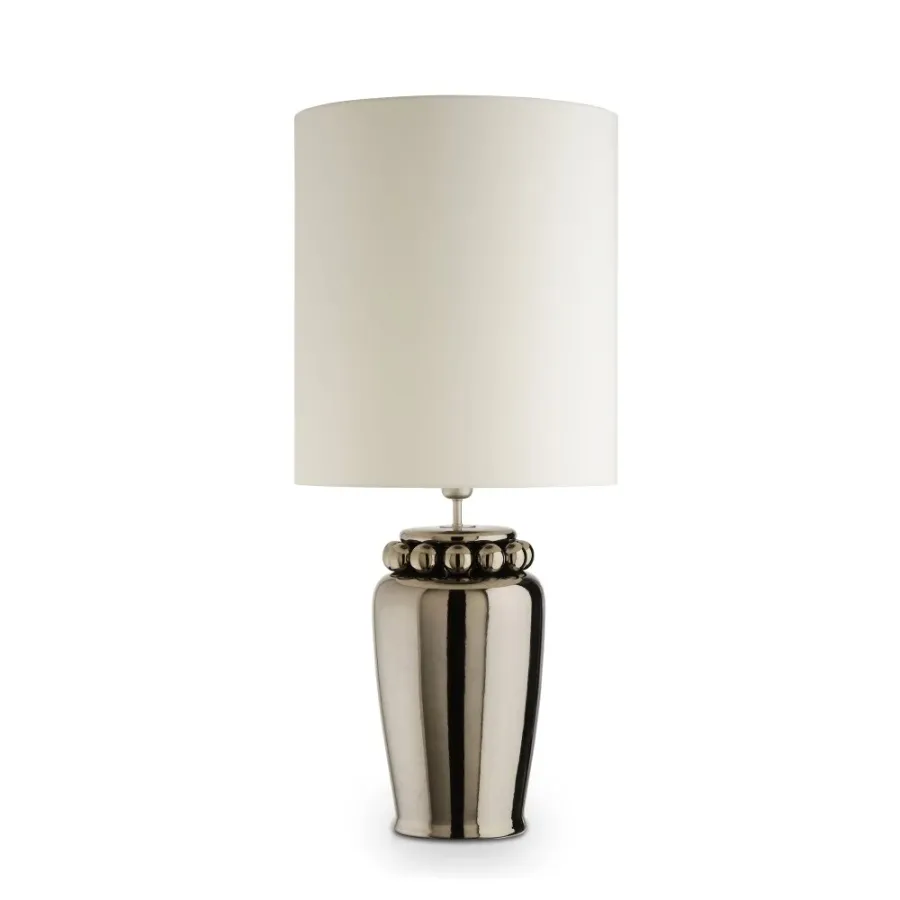 obrazek 1 Ceramiczna lampa stołowa z kulkami w górnej części H.44xL.23xP.23 cm