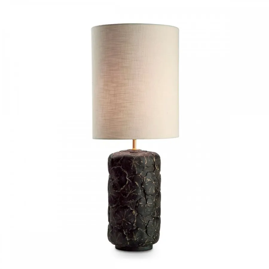 obrazek 2 Wysoka ceramiczna lampa stołowa H.50xL.24xP.24 cm