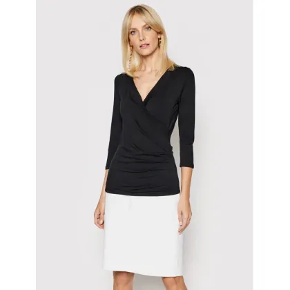 Zdjęcie Lauren Ralph Lauren Bluzka 200824366001 Czarny Slim Fit LAUREN RALPH LAUREN