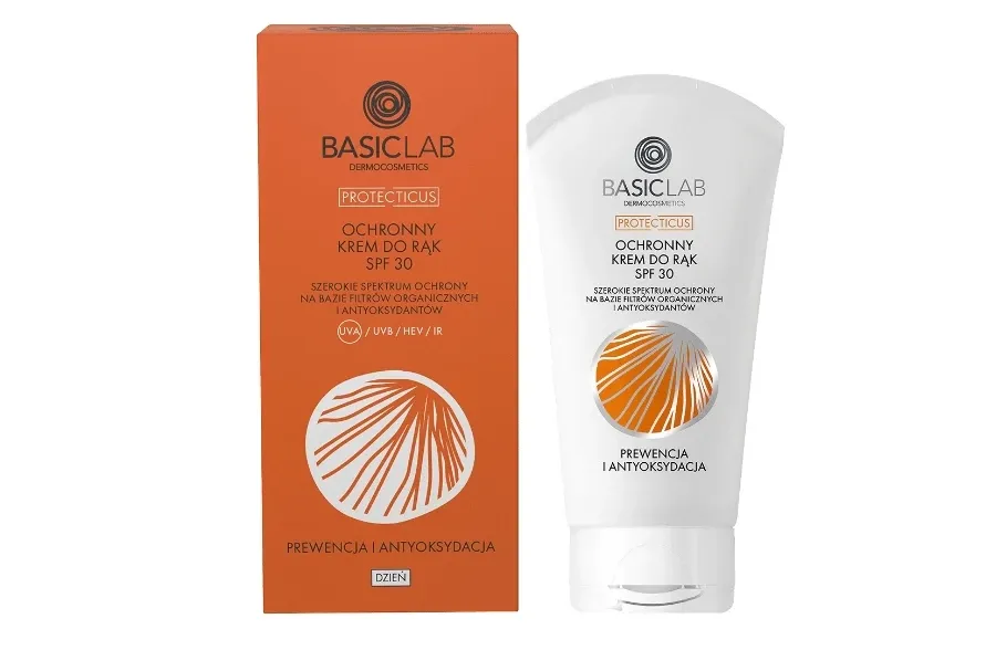obrazek 1 Basiclab Dermocosmetics Ochronny krem do rąk SPF30 100 ml