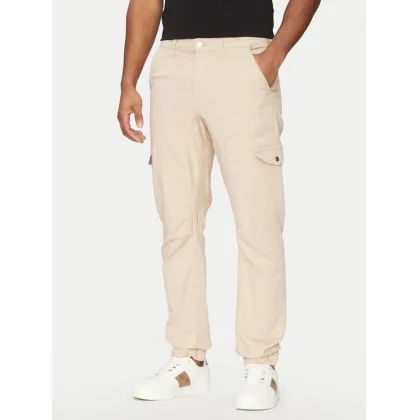 Zdjęcie Guess Spodnie materiałowe M5RB54 WGXY1 Beżowy Slim Fit