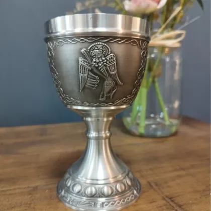 Picture Irish tin evangelistic chalice – Mark