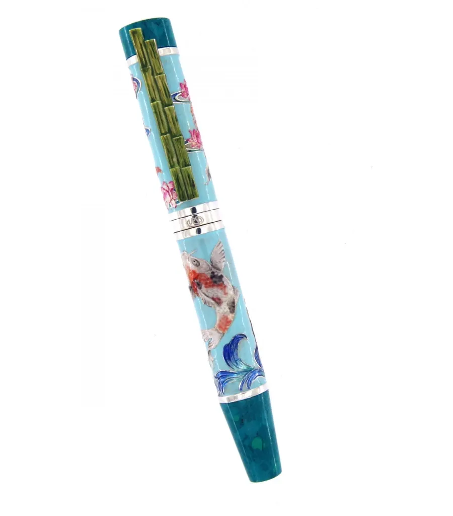 obrazek 2 Pióro wieczne Koi Silver Turquoise