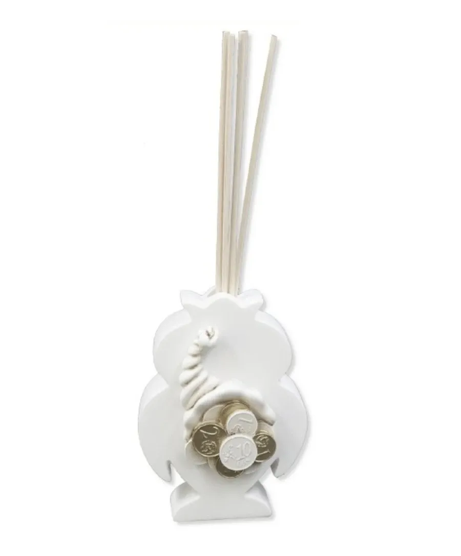 obrazek 1 Unikalny dyfuzor z sową z rogiem obfitości oraz perfumy czarna orchidea 15 ml