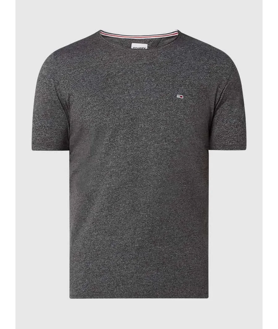 obrazek 1 T-shirt o kroju slim fit z wyhaftowanym logo model ‘Jaspe’