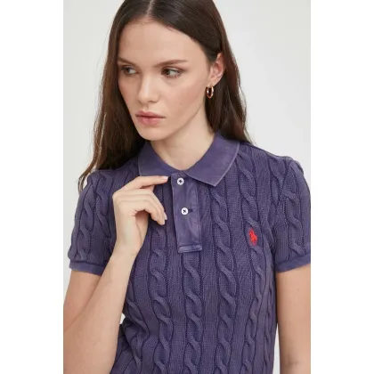 Zdjęcie Polo Ralph Lauren polo bawełniane kolor granatowy
