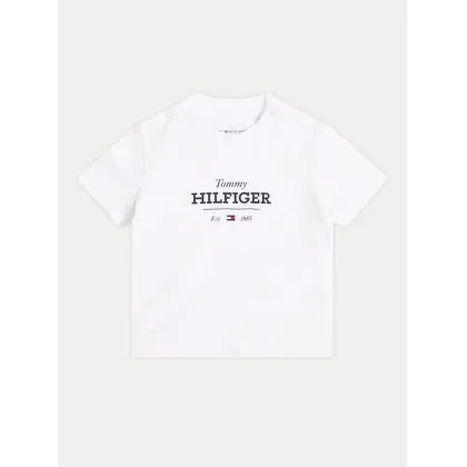 Zdjęcie Tommy Hilfiger T-Shirt Monotype 1985 KN0KN02033 Biały Regular Fit