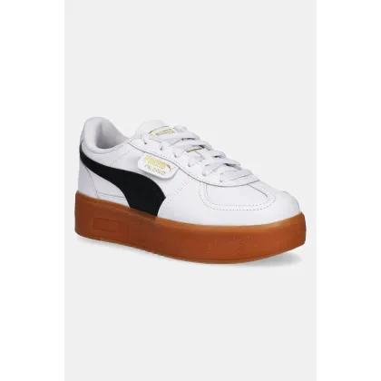 Zdjęcie Puma sneakersy skórzane Palermo Elevata Lth Wns damskie kolor beżowy 400461