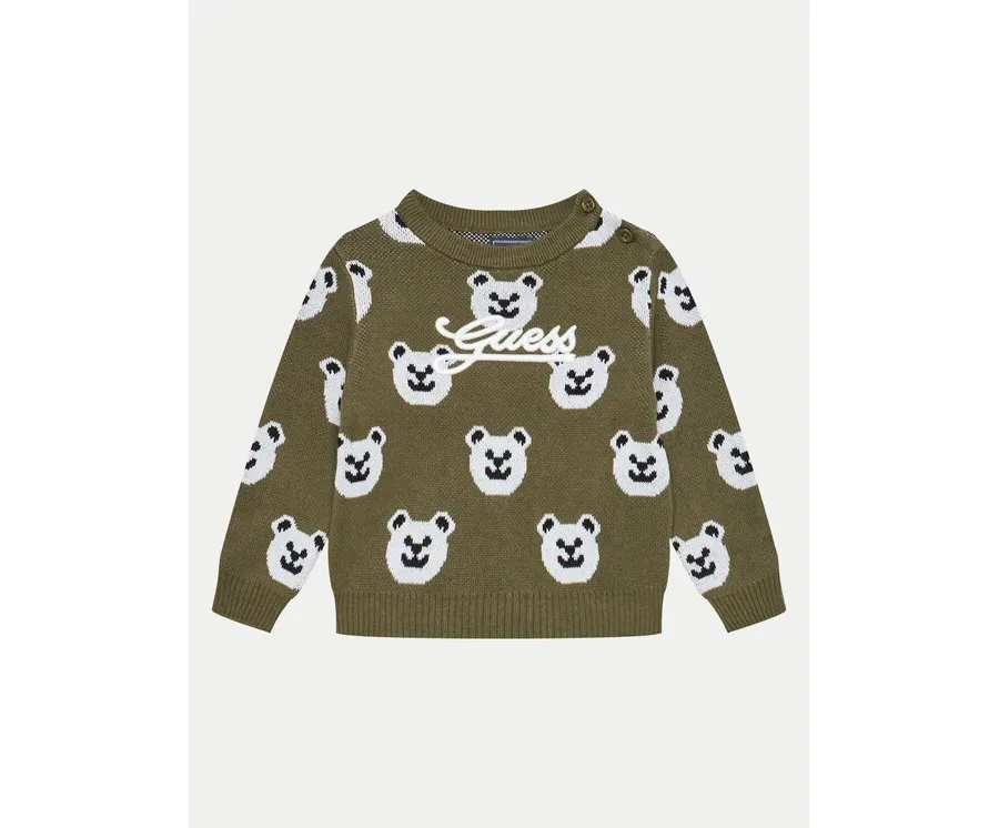 obrazek 1 Guess Sweter I4YR02 Z2S40 Zielony Regular Fit