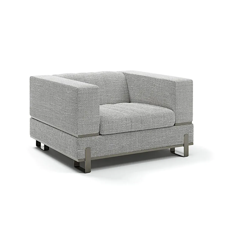 obrazek 2 Elegancki włoski fotel do salonu - styl modernistyczny