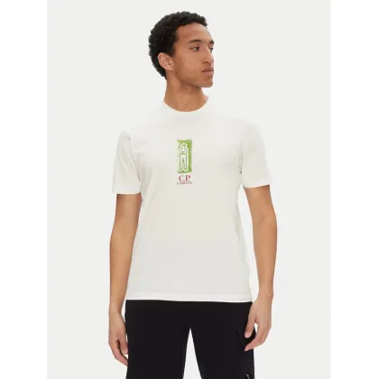 Zdjęcie C.P. Company T-Shirt 18CMTS310A005431G Biały Regular Fit