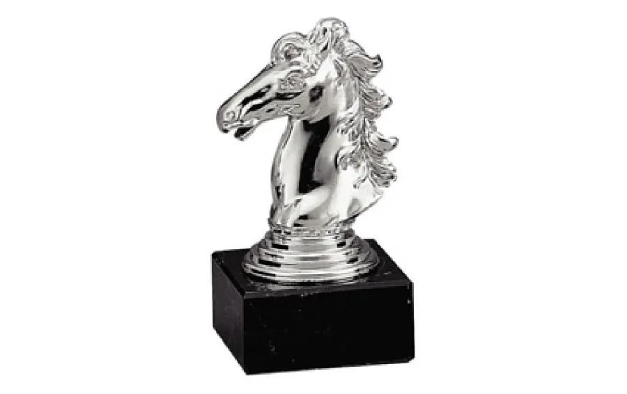 picture 1 Metallic statuette with a pony - Astra Argenti