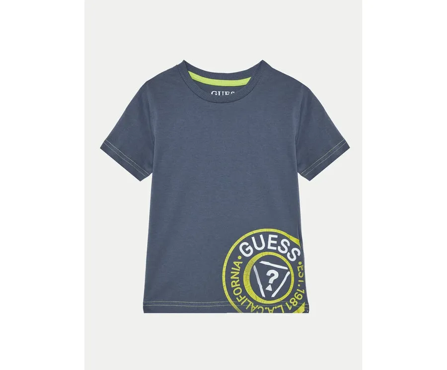 obrazek 1 Guess T-Shirt N5RI15 K8HM4 Granatowy Regular Fit