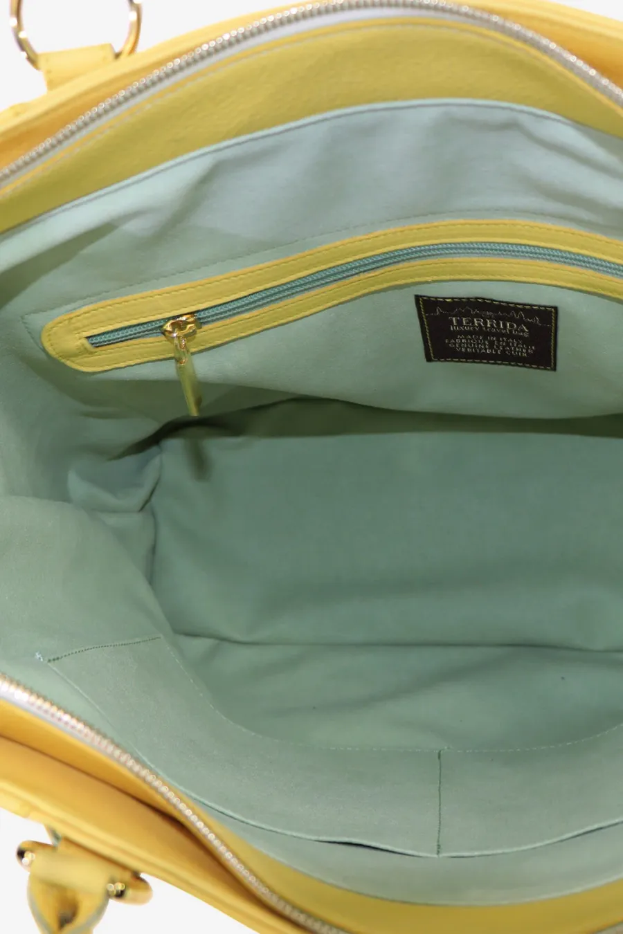 obrazek 5 Wyjątkowo piękna torba shopper w kolorze żółtym - Terrida