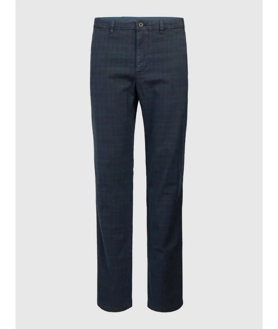 obrazek 1 Chinosy ze wzorem w kratę model ‘DENTON’