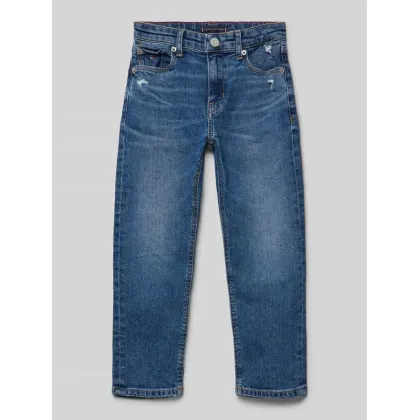 Zdjęcie Jeansy o kroju straight fit z 5 kieszeniami model ‘SKATER’