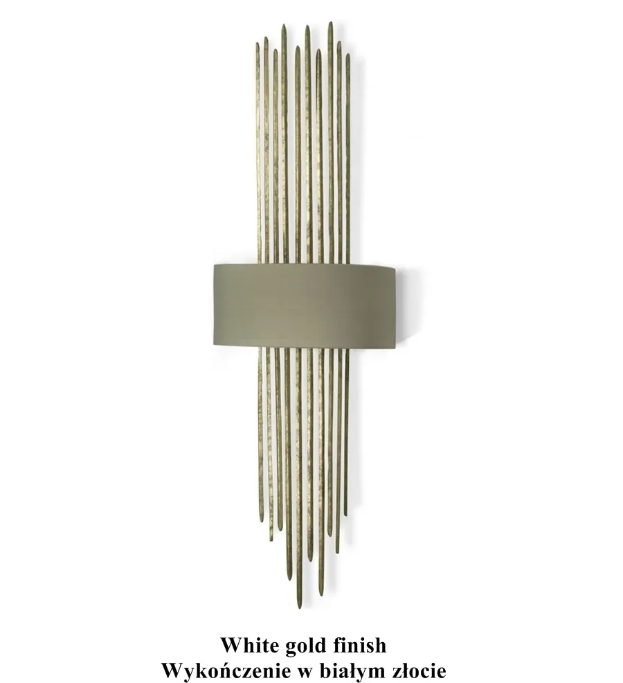 obrazek 5 Ekskluzywna lampa ścienna z abażurem do przestronnych wnętrz