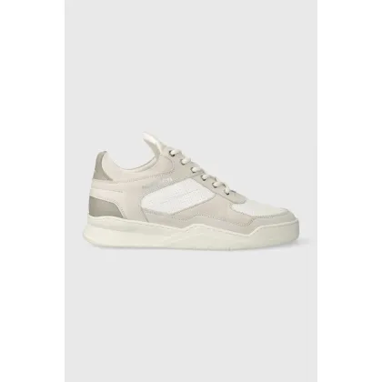 Zdjęcie Filling Pieces sneakersy skórzane Low Top Panelled kolor szary 10120631855
