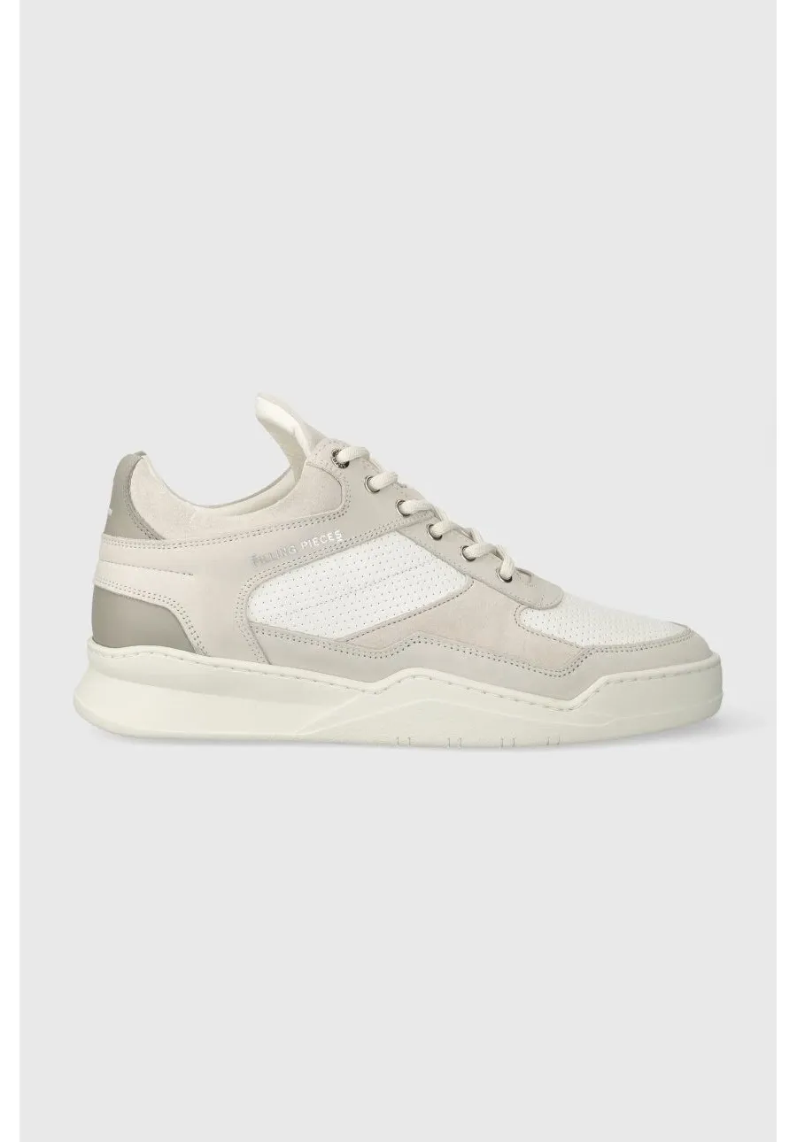 obrazek 1 Filling Pieces sneakersy skórzane Low Top Panelled kolor szary 10120631855