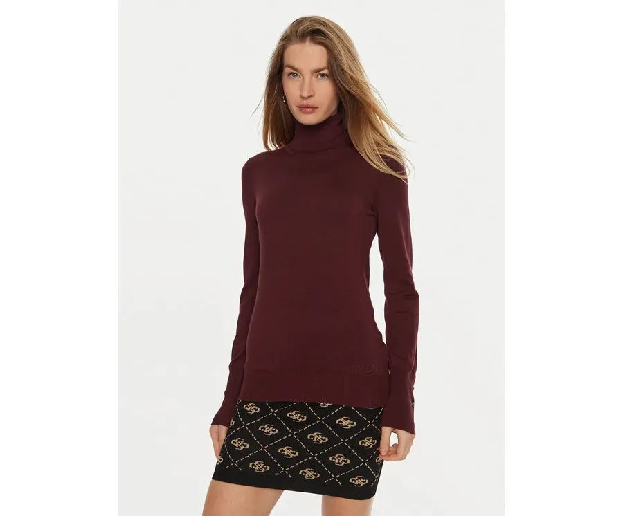 obrazek 1 Guess Golf Paule W2BR53 Z2V62 Bordowy Slim Fit