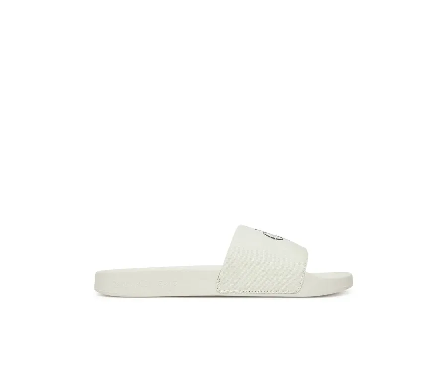 obrazek 1 Calvin Klein Jeans Klapki Slide Monologo Cv YM0YM01367 Biały