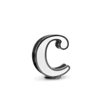 Picture An extraordinary C-shaped lamp
