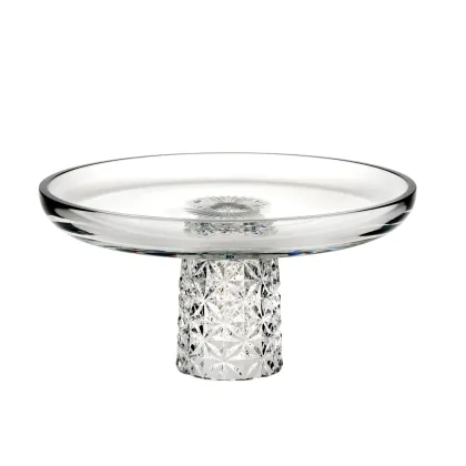 Zdjęcie Wyjątkowa kryształowa patera na dużej zdobionej nóżce z kolekcji Vostok – Vista Alegre