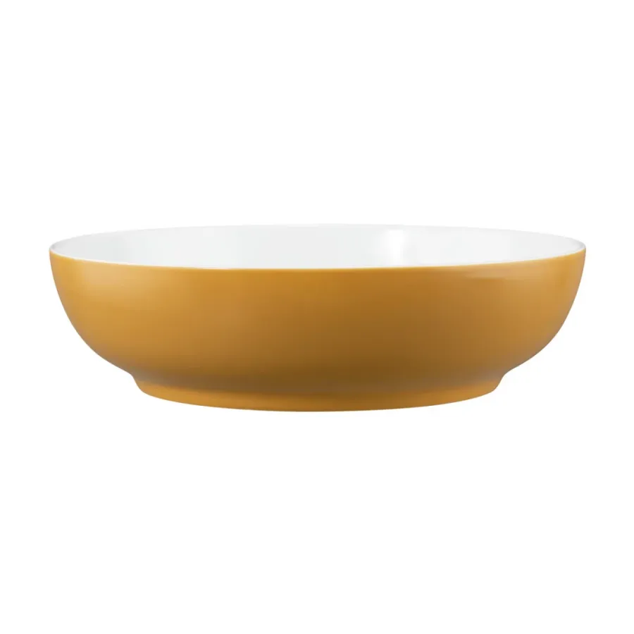 obrazek 1 Porcelanowa okrągła miska 25 cm w kolorze złotym - Seltmann Weiden