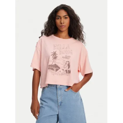 Zdjęcie Billabong T-Shirt Island Memories EBJZT00427 Koralowy Oversize