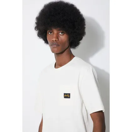 Zdjęcie Stan Ray t-shirt bawełniany Patch Pocket męski kolor beżowy gładki SS2400304