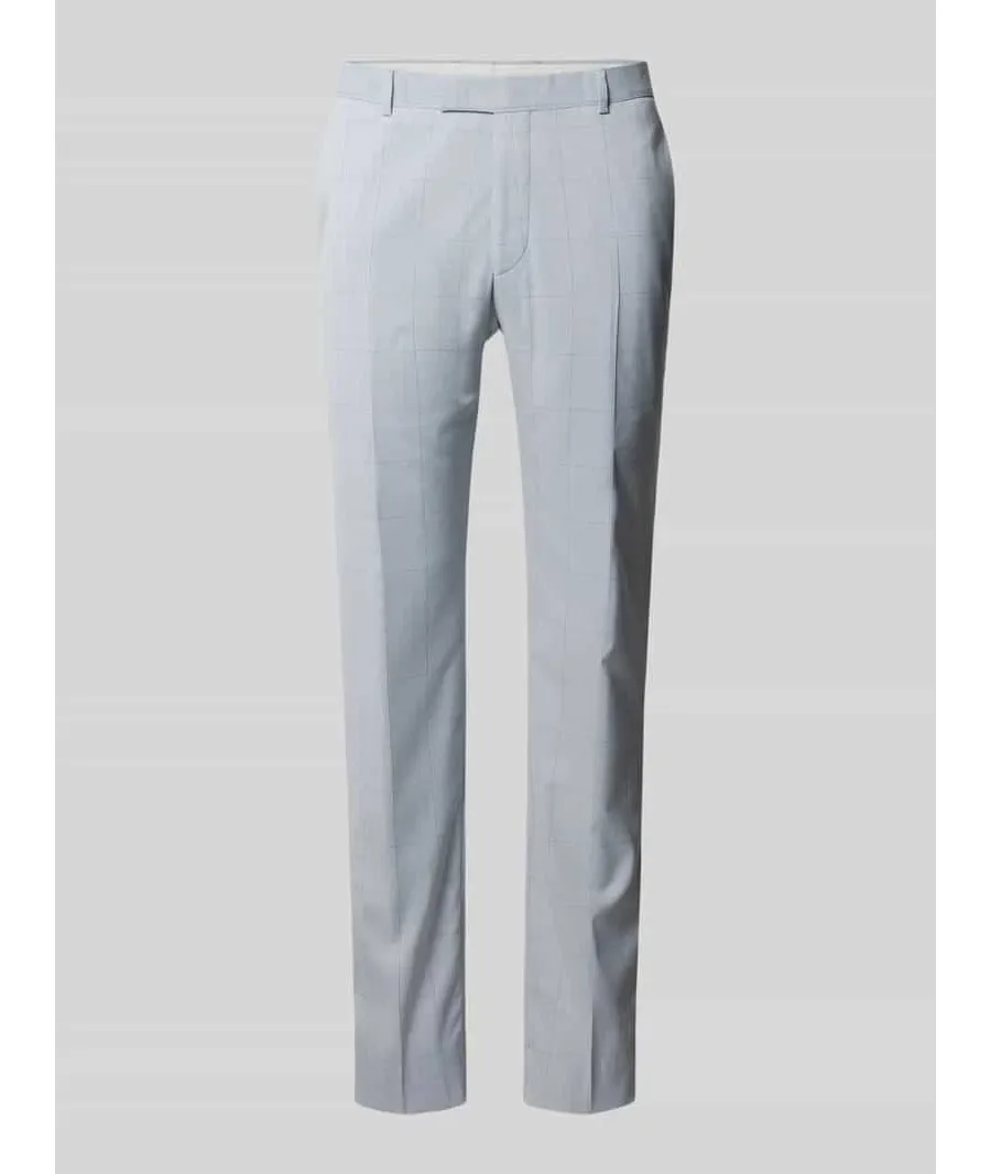 obrazek 1 Spodnie do garnituru o kroju slim fit w kant