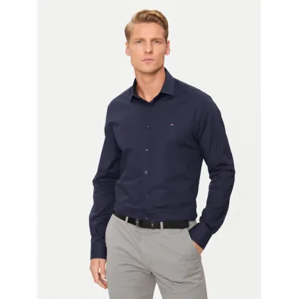 Zdjęcie Tommy Hilfiger Koszula MW0MW38347 Granatowy Slim Fit