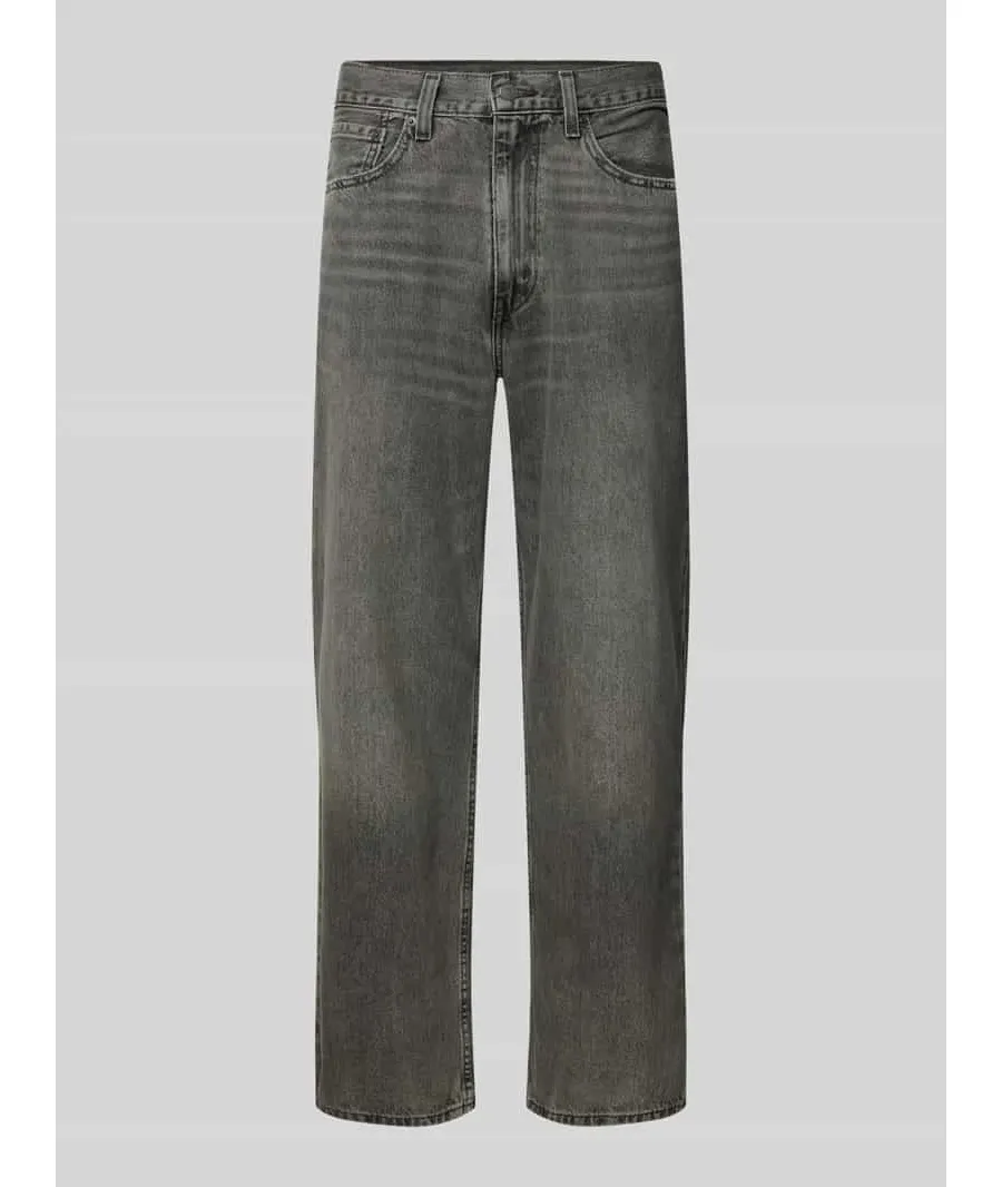 obrazek 1 Jeansy o kroju loose straight fit z 5 kieszeniami model ‘565’