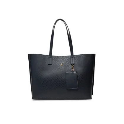 Zdjęcie Tommy Hilfiger Torebka Th Distinct Tote Mono AW0AW17195 Granatowy