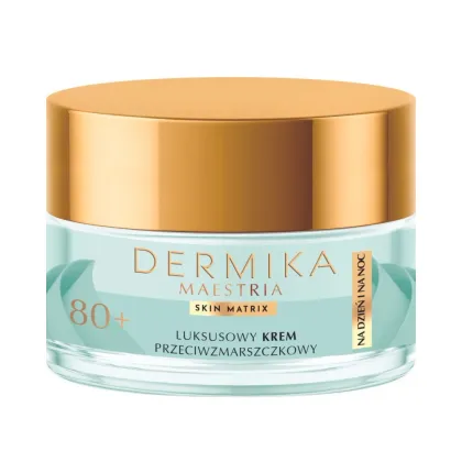 Zdjęcie Dermika Maestria Luksusowy krem przeciwzmarszczkowy 80+ na dzień i na noc 50ml 50 ml
