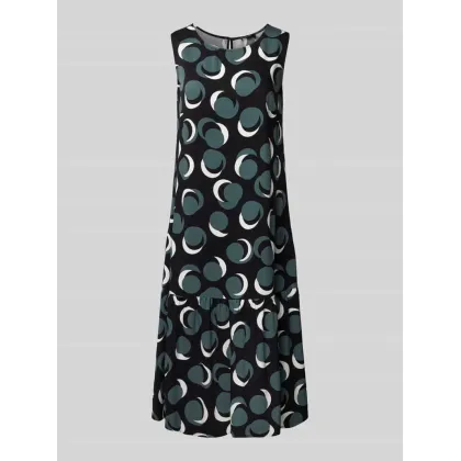 Zdjęcie Sukienka midi z dołem obszytym falbaną model ‘Wicy city’