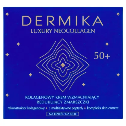 Zdjęcie Dermika Luxury Neocollagen Kolagenowy krem wzmacniający 50+ na dzień i na noc 50 ml