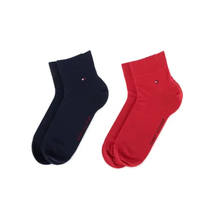 Zdjęcie Tommy Hilfiger Zestaw 2 par niskich skarpet męskich 342025001 Granatowy