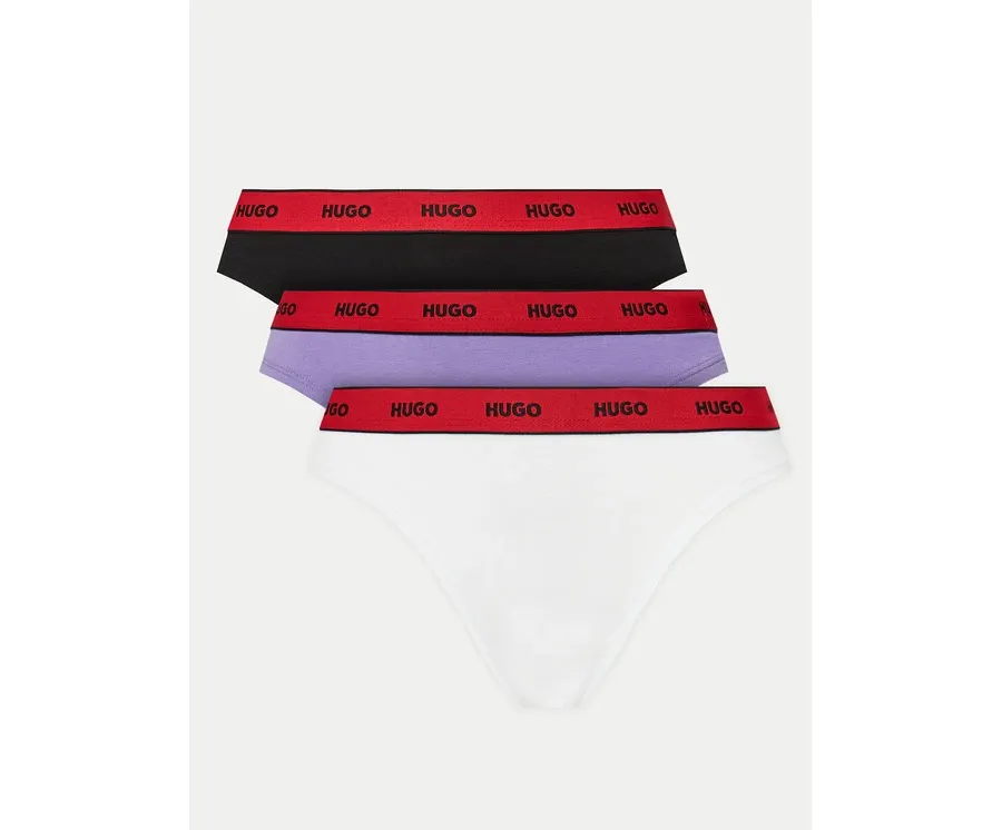 obrazek 1 Hugo Komplet 3 par stringów 50480150 Kolorowy HUGO