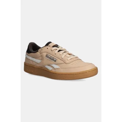Zdjęcie Reebok sneakersy skórzane Club C Revenge Vintage kolor brązowy 100201195