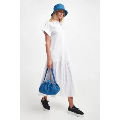 Zdjęcie Sukienka midi Tebano MAX MARA BEACHWEAR Max Mara Beachwear
