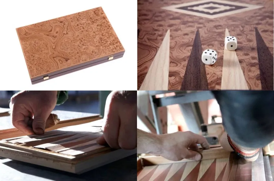 obrazek 2 Luksusowe backgammon - świetny na prezent!