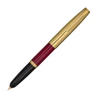 Picture Elegant burgundy Duo cart fountain pen - Aurora