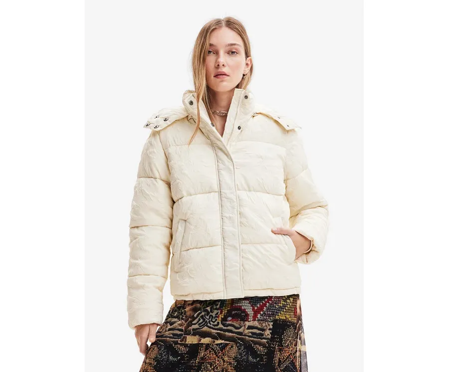 obrazek 1 Desigual Kurtka zimowa 23WWEW72 Beżowy Regular Fit