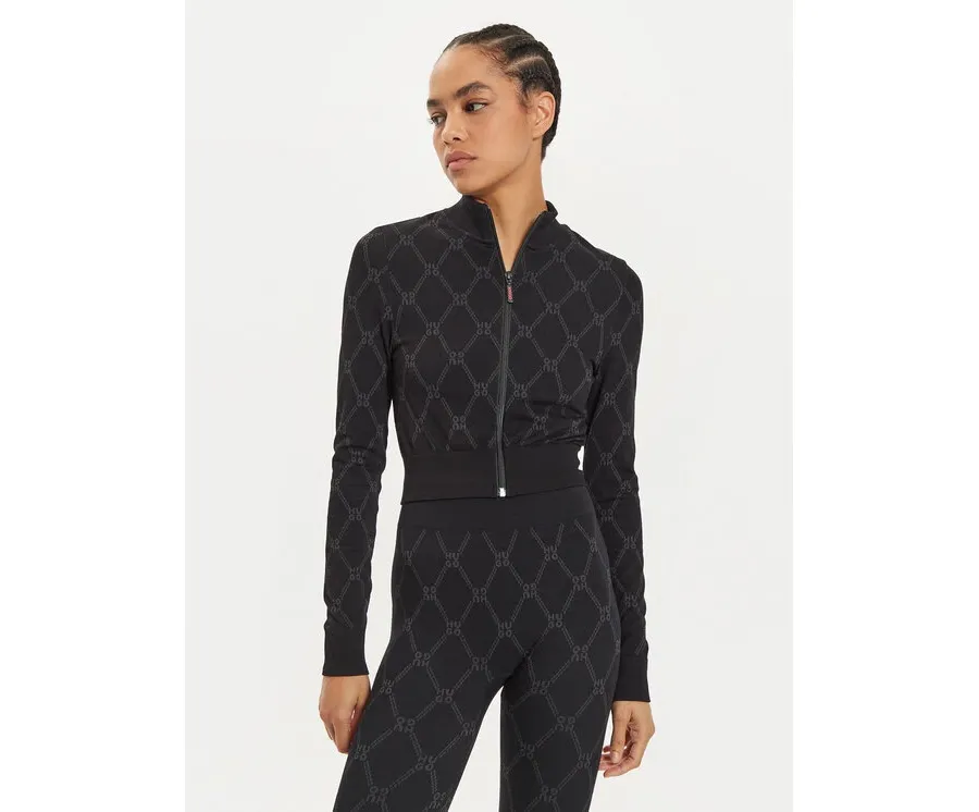 obrazek 1 Hugo Bluzka 50518172 Czarny Regular Fit HUGO