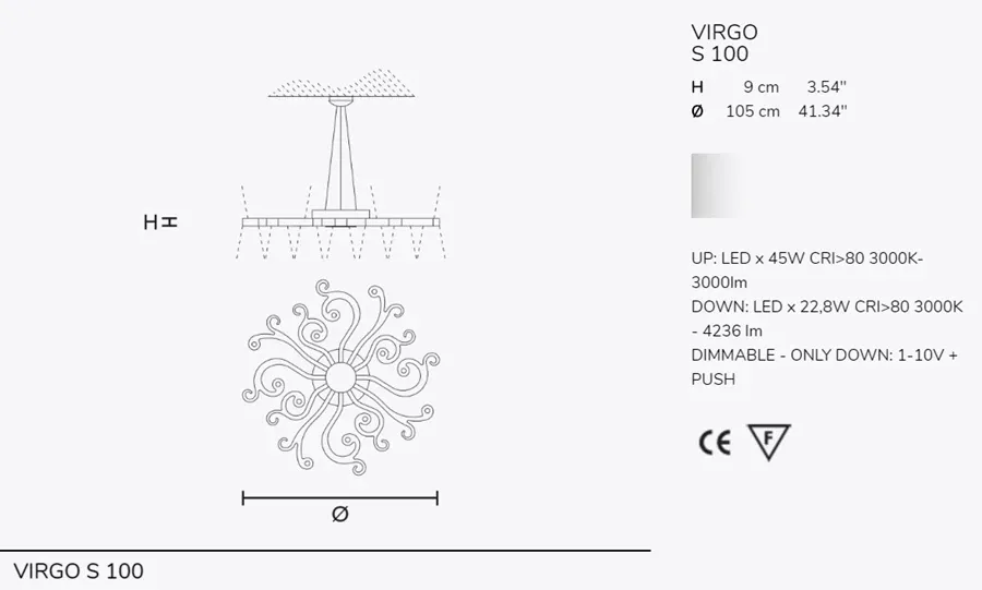 obrazek 5 Designerski żyrandol do wnętrz o wyjątkowej stylistyce - Masiero