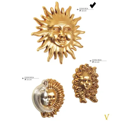 Picture A wonderful decoration - a large, smiling sun - Valle d'oro Patchi